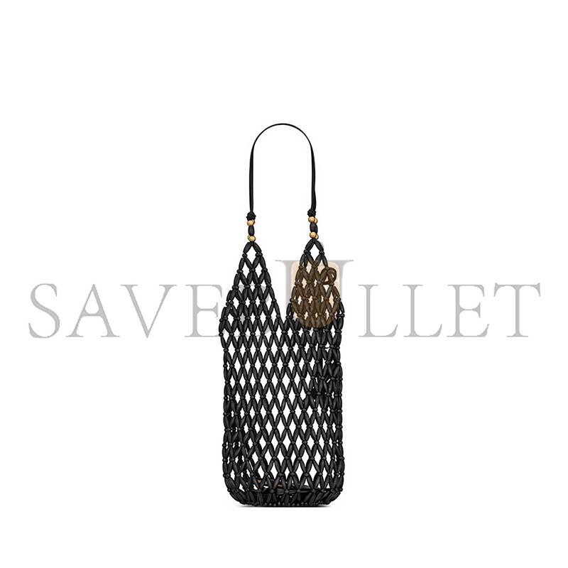 y51 S*pple bucket in wood beads 821911kaaa41000 (44*15*15cm)